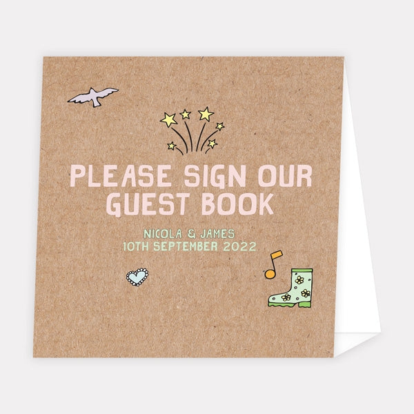 Summer Wedfest - Wedding Guest Book