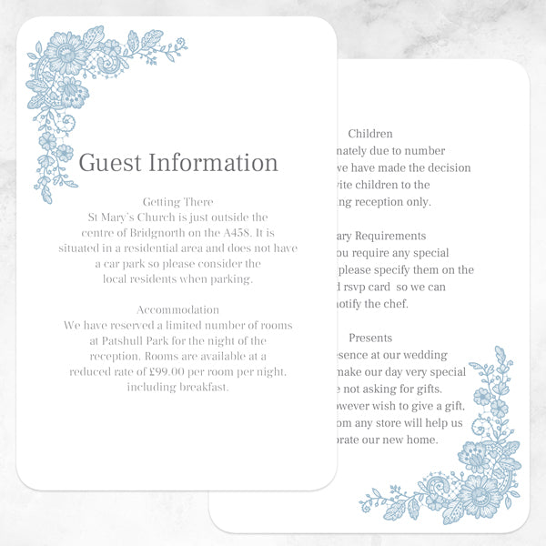 Intricate Lace Boutique Sample