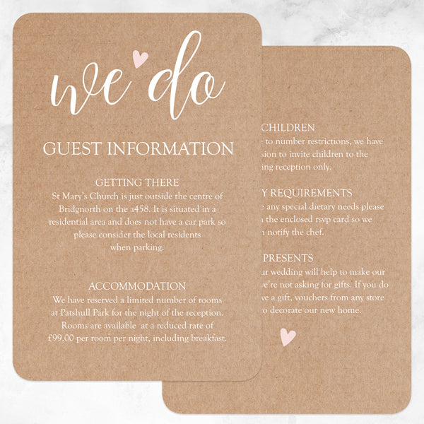 We Do - Guest Information