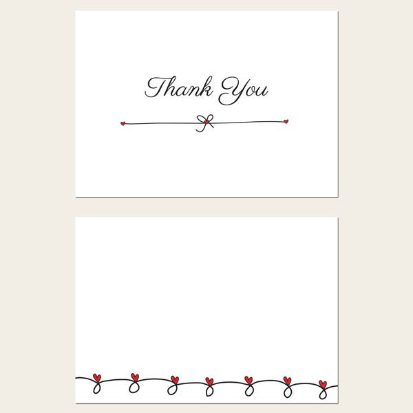 Thank You Cards - He Asked, She Said Yes