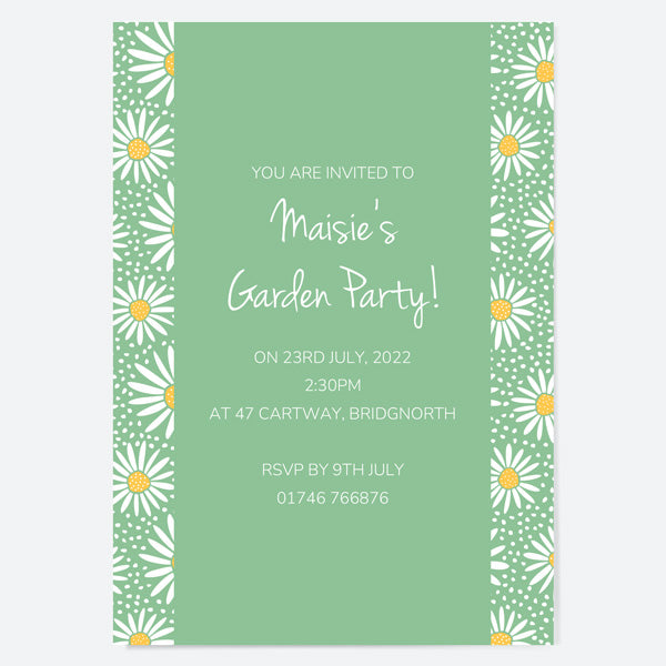 Birthday Invitations - Oopsy Daisies - Pack of 10