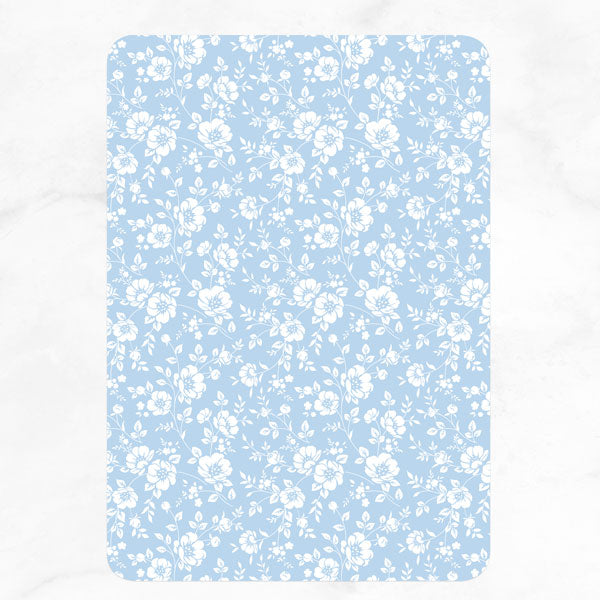 Dainty Flowers Iridescent Wedding Invitation
