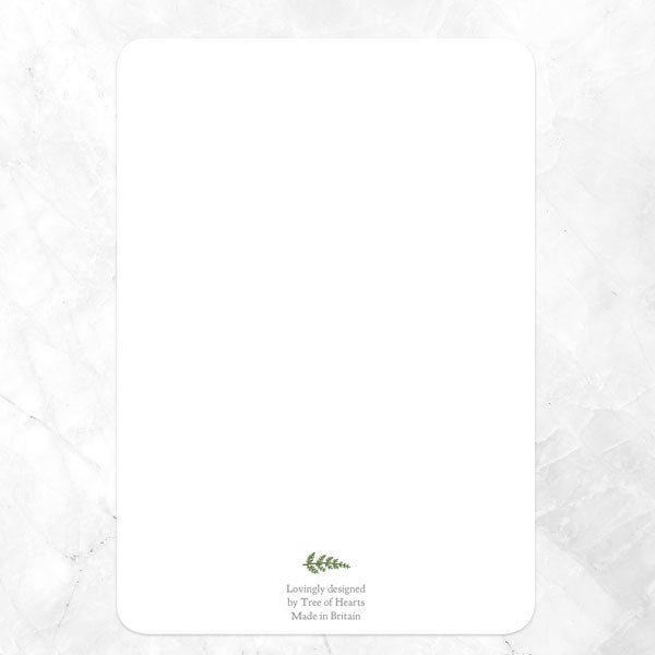 Lily of the Valley Iridescent Wedding Invitation