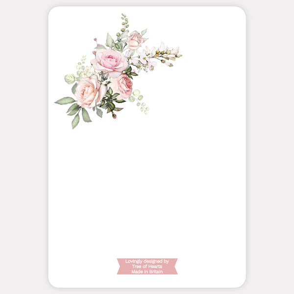 Pink Country Flowers - Boutique Wedding Invitation & RSVP