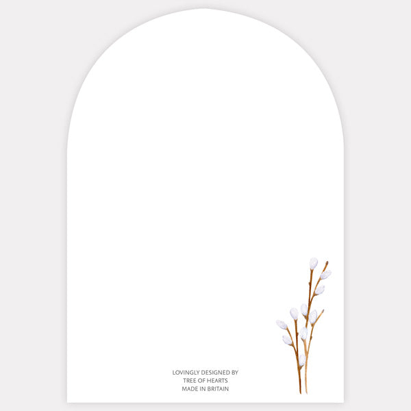 Watercolour Pussy Willow Iridescent Sample