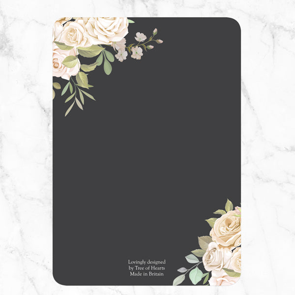 Black & Cream Roses - Boutique Wedding Invitation