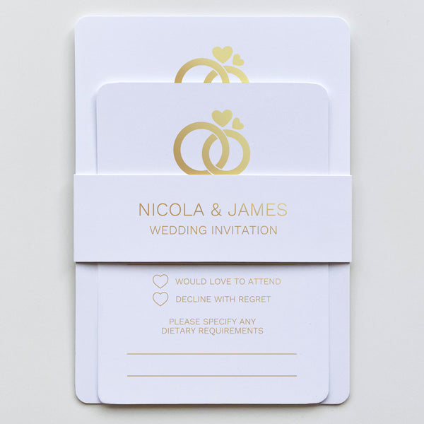 Entwined Rings Foil Boutique Sample