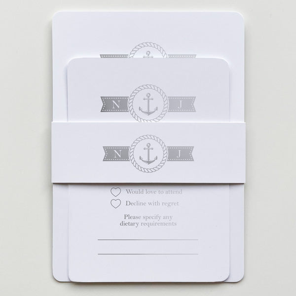 Nautical Monogram Foil Boutique Sample