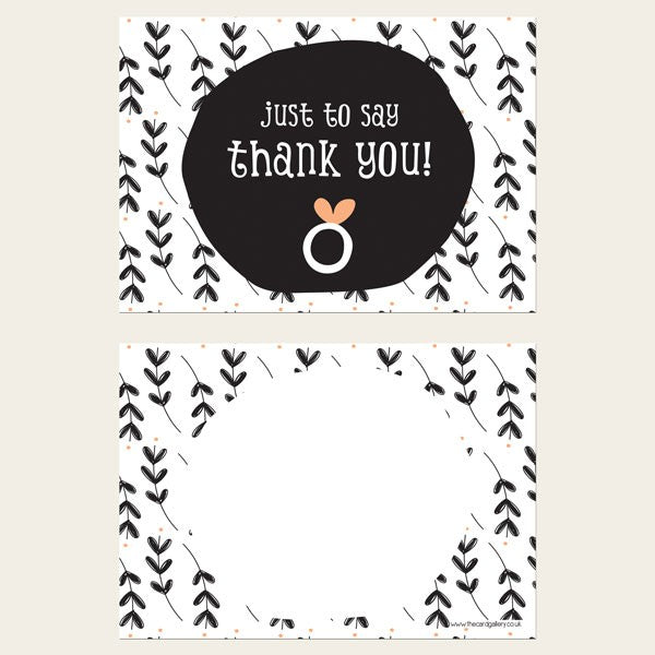 Thank You Cards - He Put a Ring on it!