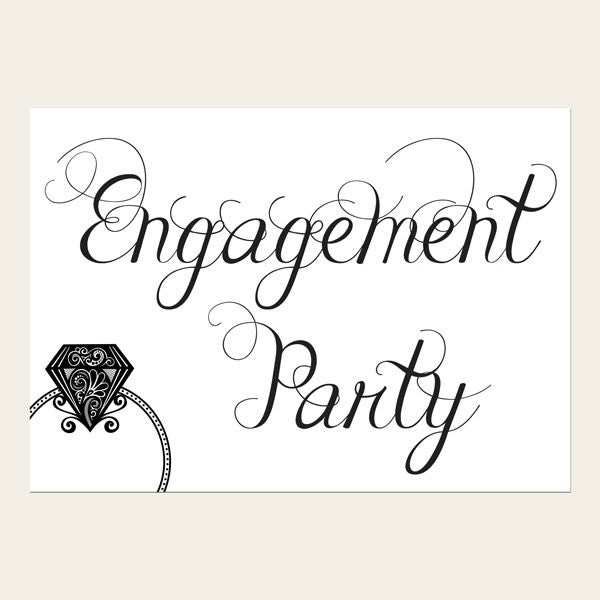 Engagement Invitations - We're Engaged