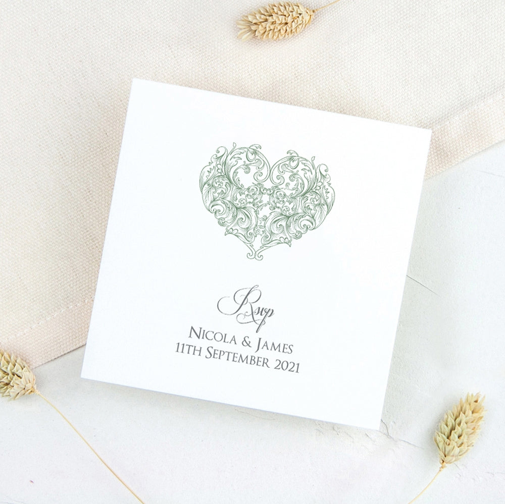 Je t'aime RSVP Cards