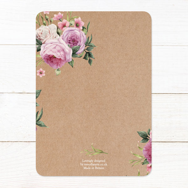 Kraft Vintage Flowers Sample