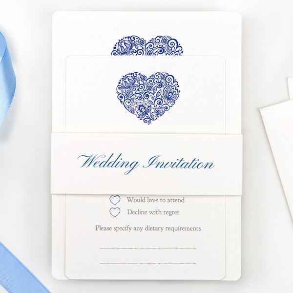 category header image Lace Love Heart - Boutique Wedding Invitation & RSVP