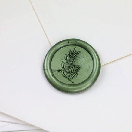 Wax Seals - Laurel Leaf Green - Pack of 10