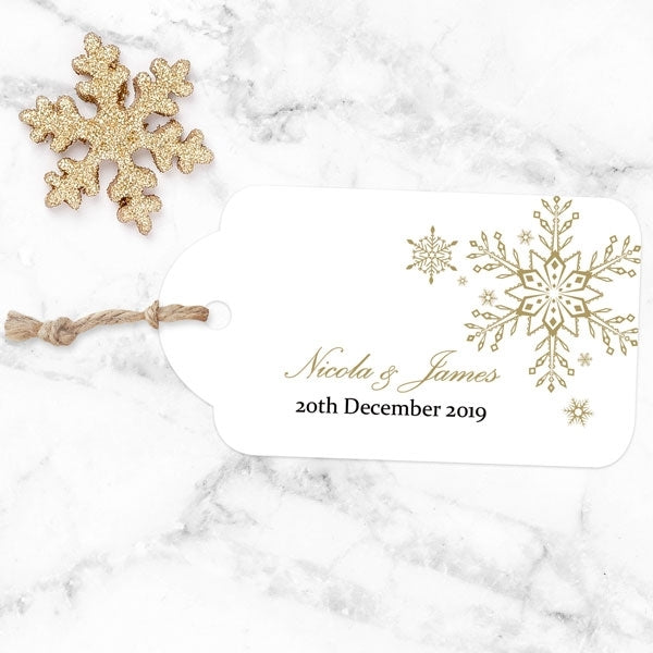 Let It Snow - Favour Tag - Fast Delivery at Dotty About Paper