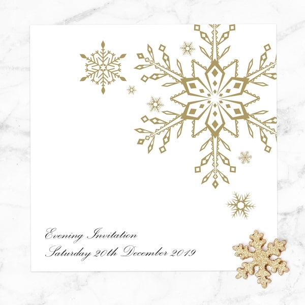 Let It Snow Evening Invitation