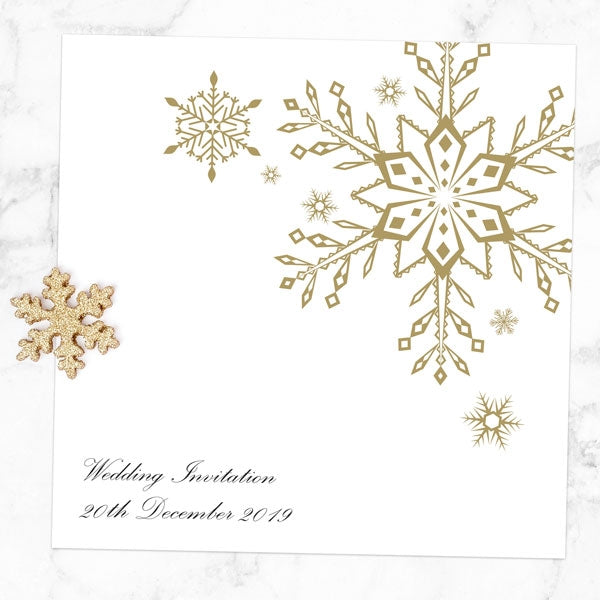 Let It Snow Wedding Invitation