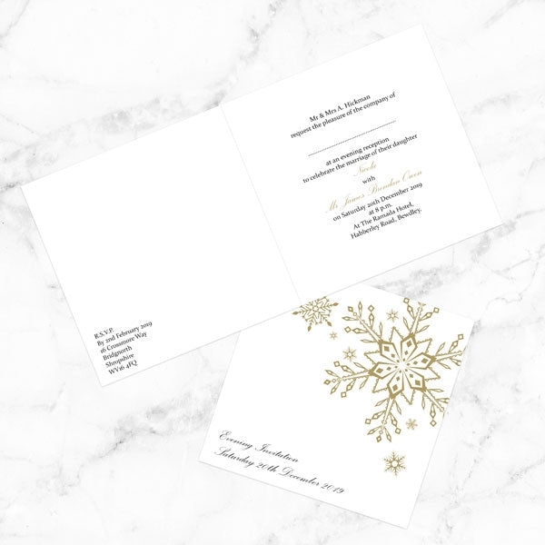 Let It Snow Evening Invitation