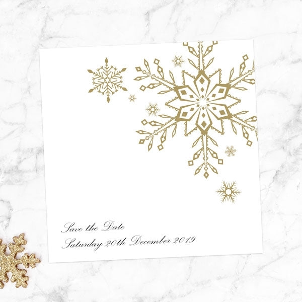 Let It Snow Save The Date Cards