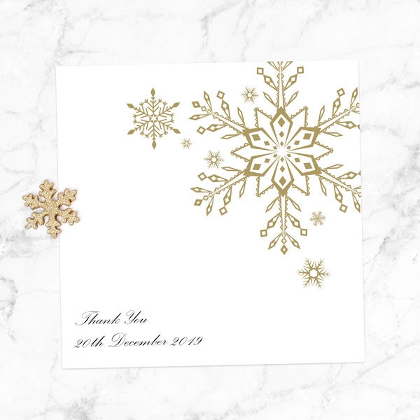 Let It Snow Thank You Card