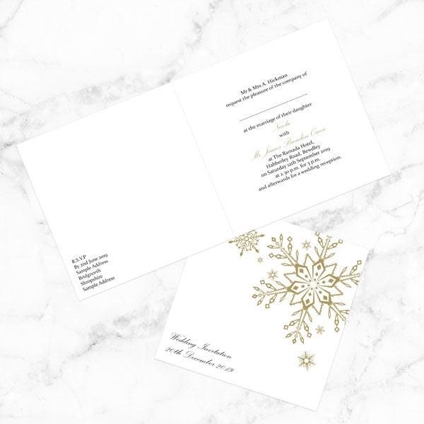 Let It Snow Wedding Invitation