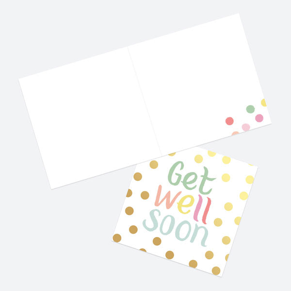 Luxury Foil Get Well Soon Card - Sweet Spot Typography - Get Well Soon