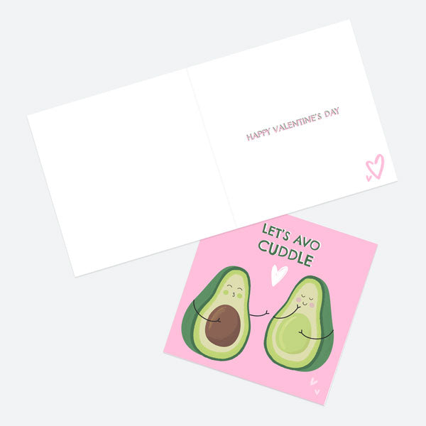 Valentine's Day Card - Avocado - Let's Avo-Cuddle