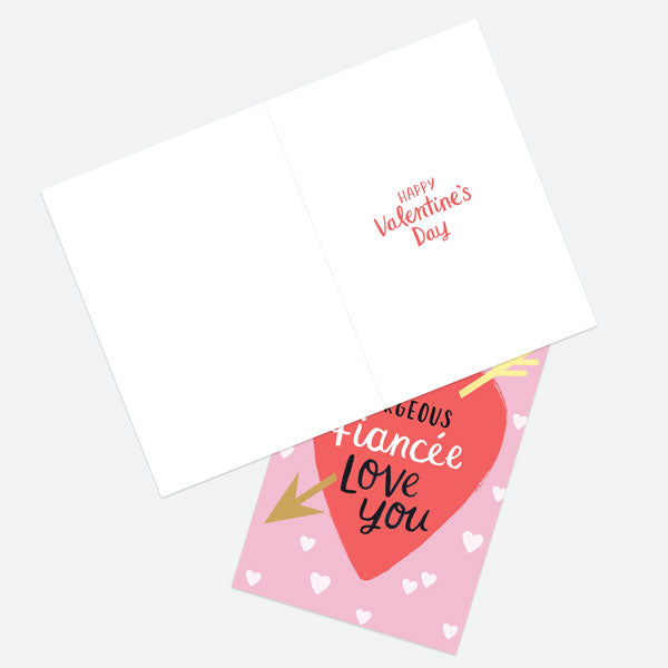 luxury-foil-valentines-day-card-heart-arrow-gorgeous-fiancee-inside