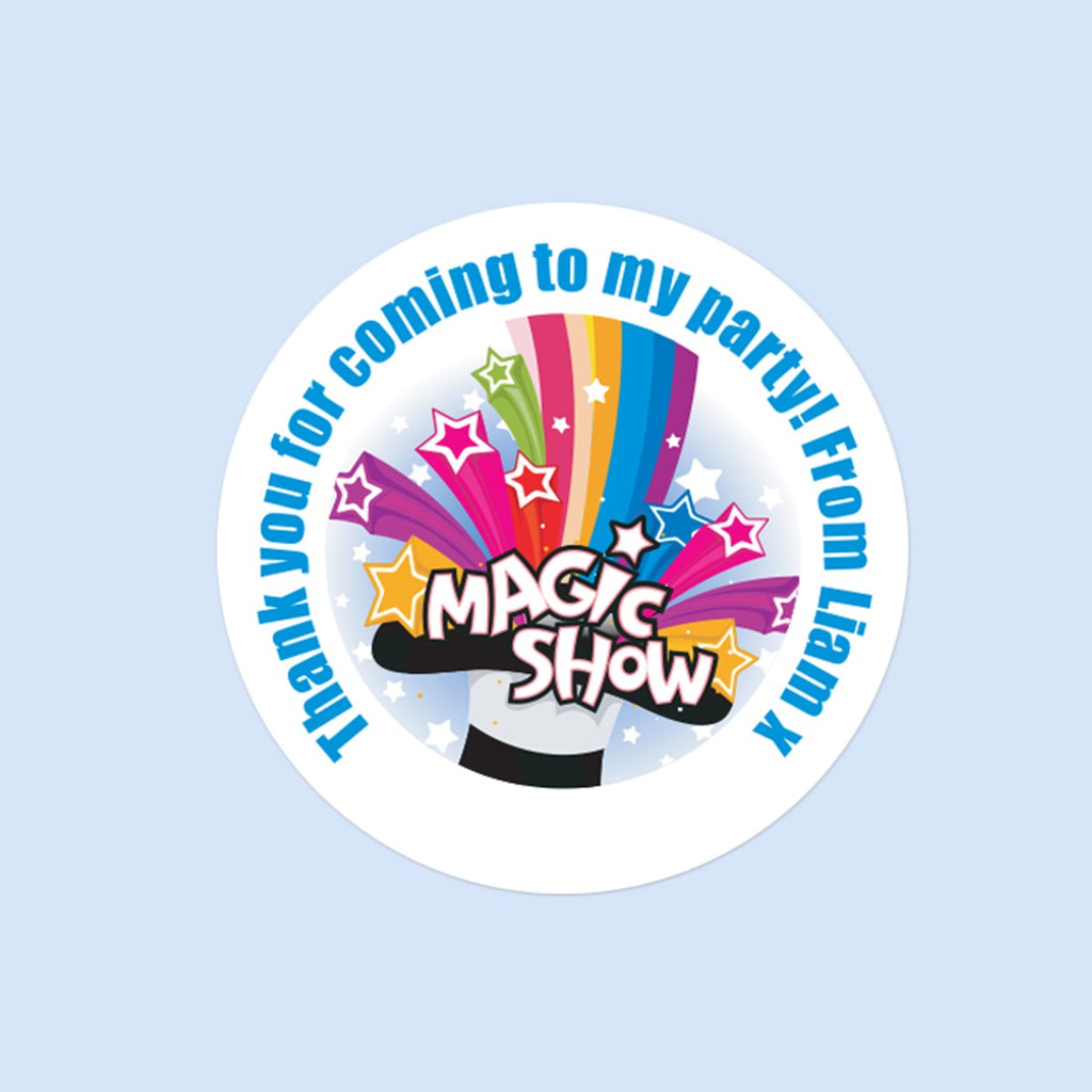 Magic Show - Sweet Bag Stickers - Pack of 35