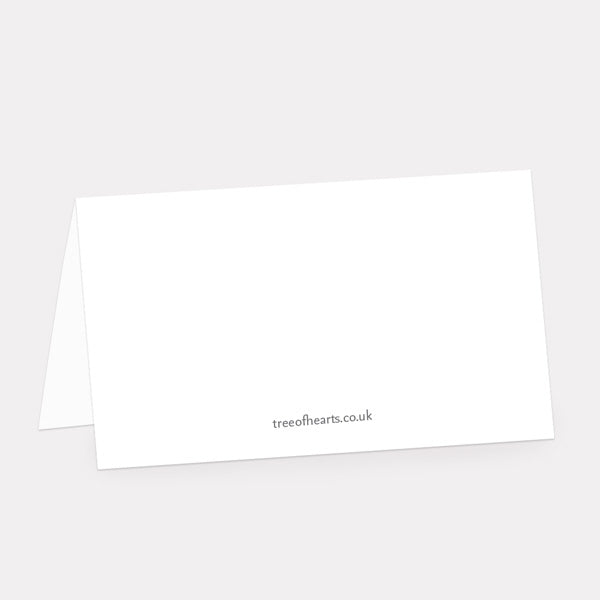 Modern Sprig Iridescent Place Card
