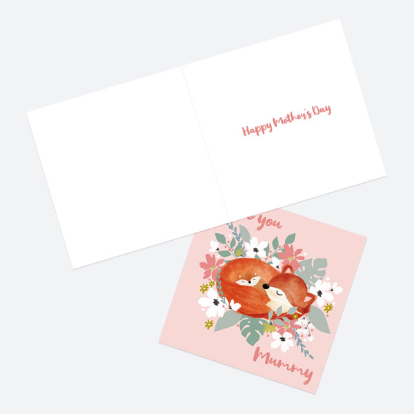 Mother's Day Card - Fox Love - Mummy