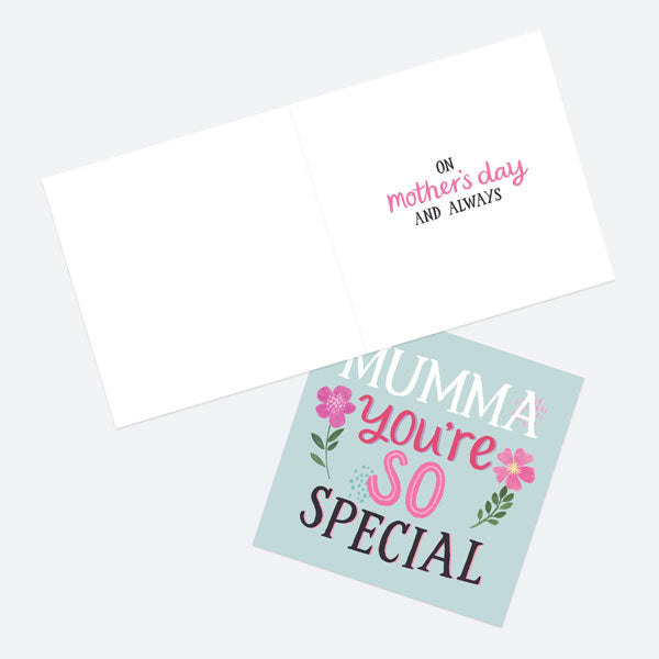 Mother's Day Card - Typography - Mumma You're So Special
