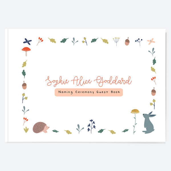 Whimsical Forest - Naming Ceremony Guest Book