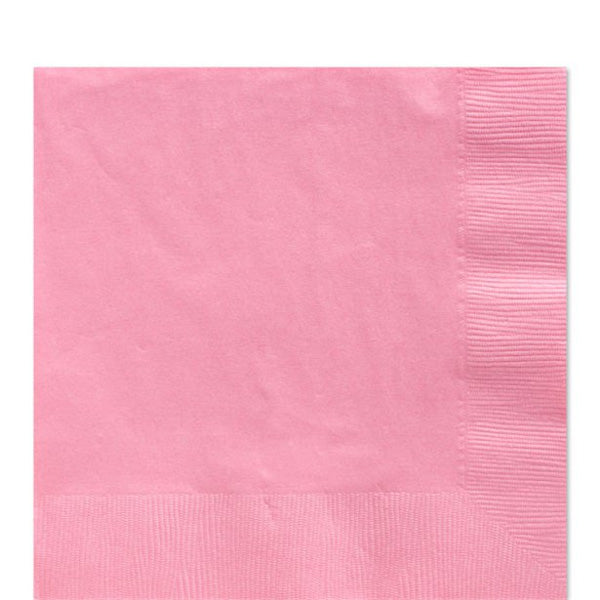 Napkins - Baby Pink Party Tableware - Pack of 20