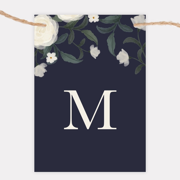 Navy Country Flowers - Bunting