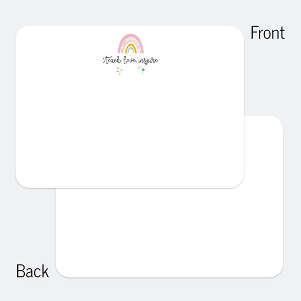 Chasing Rainbows - Teach Love Inspire - Note Cards - Pack of 10