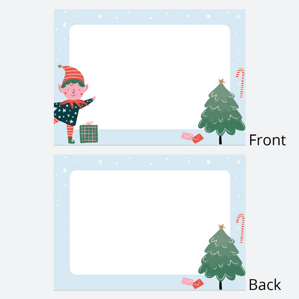 Elf - Christmas Note Cards - Pack of 10