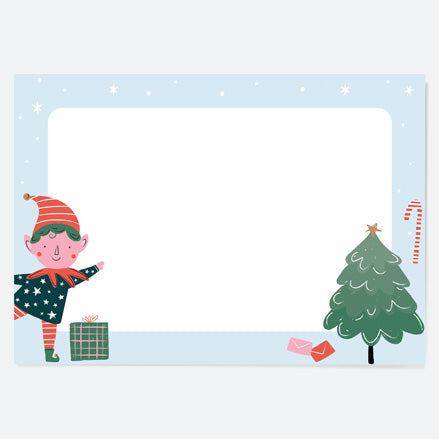 Elf - Christmas Note Cards - Pack of 10