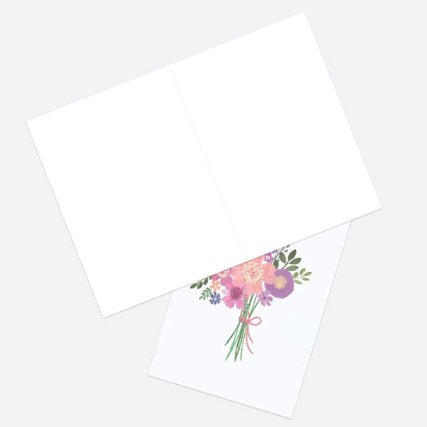 Painted Flowers - Bouquet - A6 Note Cards - Pack of 10