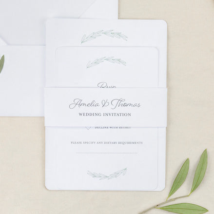 Olive Branch - Boutique Wedding Invitation & RSVP