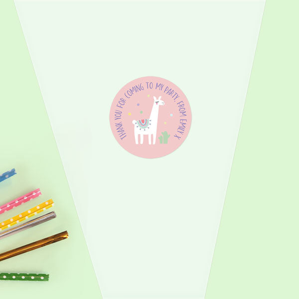 Ooh La Llama - Sweet Cone & Sticker - Pack of 35