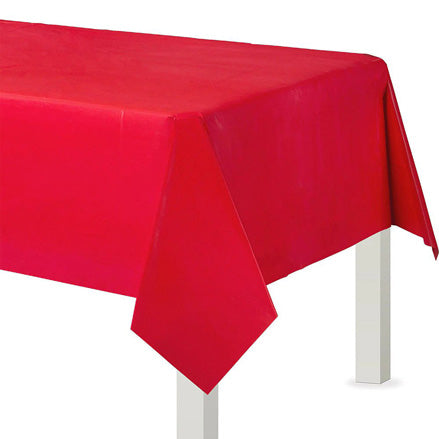 Plastic Tablecover - Red Party Tableware