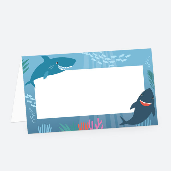 Shark - Ready to Write Party Food Labels - Pack of 9