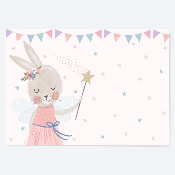 Kids Party Placemat - Flopsy Bunny - Pack of 10