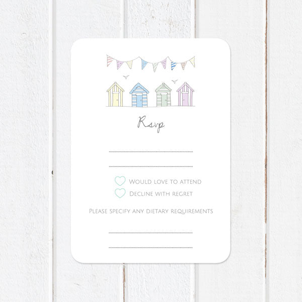 Pastel Bunting & Beach Huts Boutique Sample