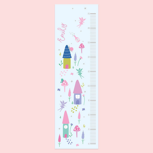 Fairy Garden - Personalised Height Chart