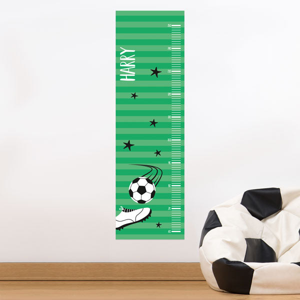 Football Crazy - Personalised Height Chart