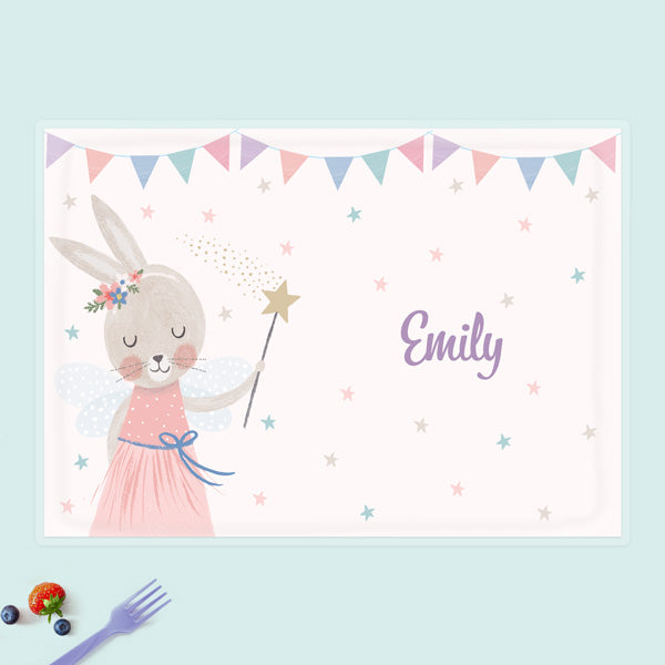 Personalised Kids Placemat - Flopsy Bunny