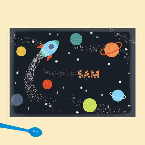Personalised Kids Placemat - Outer Space