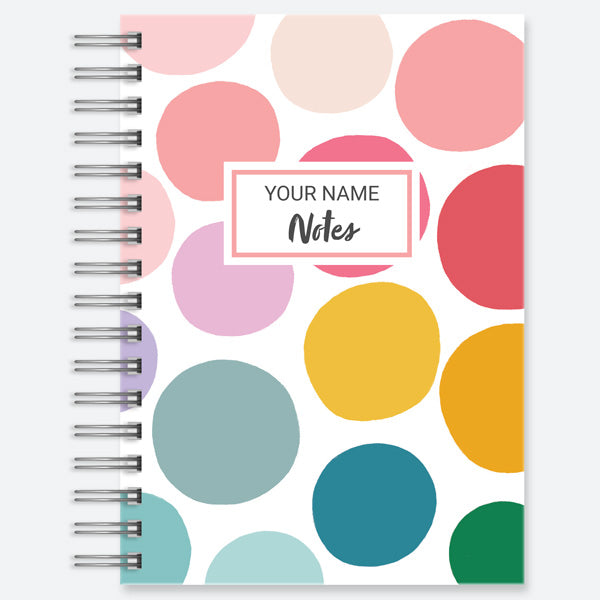 Spot On - Personalised A5 Wiro Bound Notebook